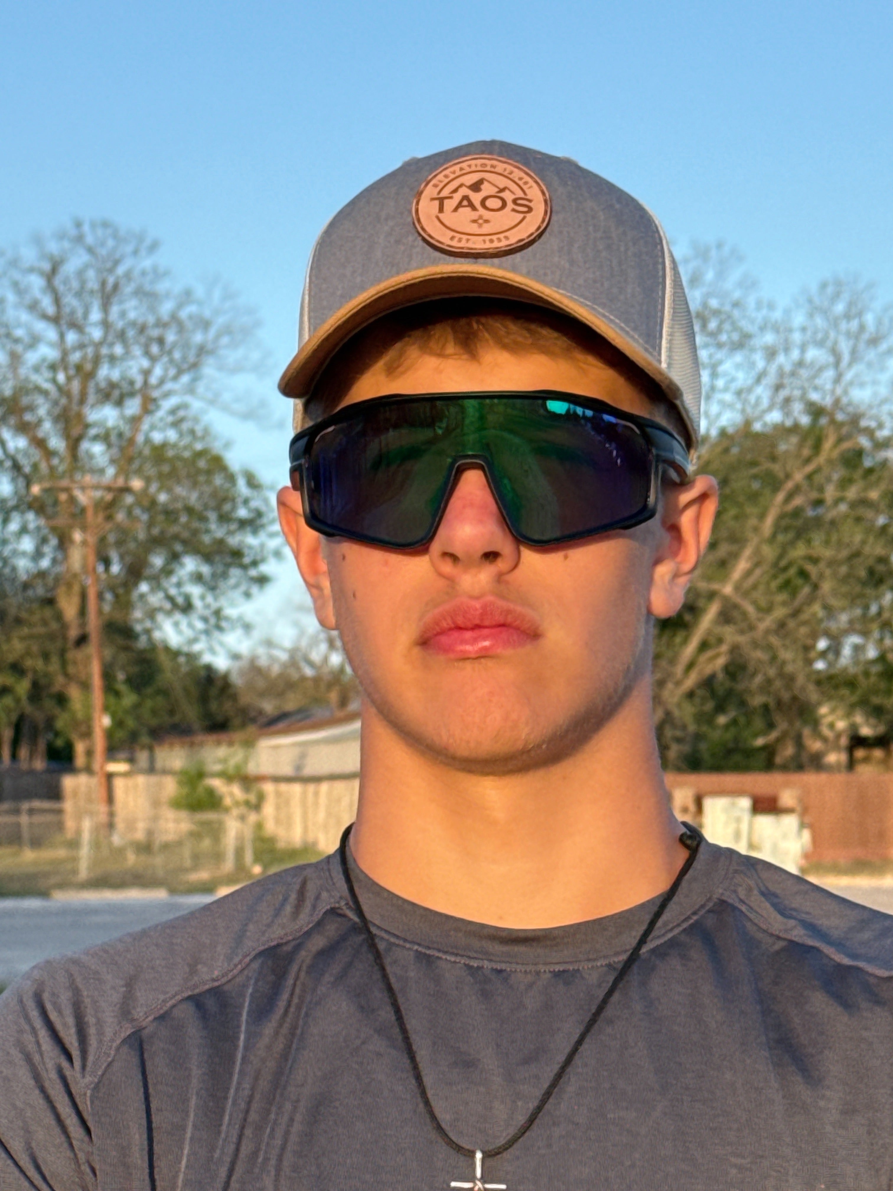 Sport Sunglasses | Polarized Shield Lens | Green | Black | Wraparound Fit | UV 400 Protection | Built for Speed