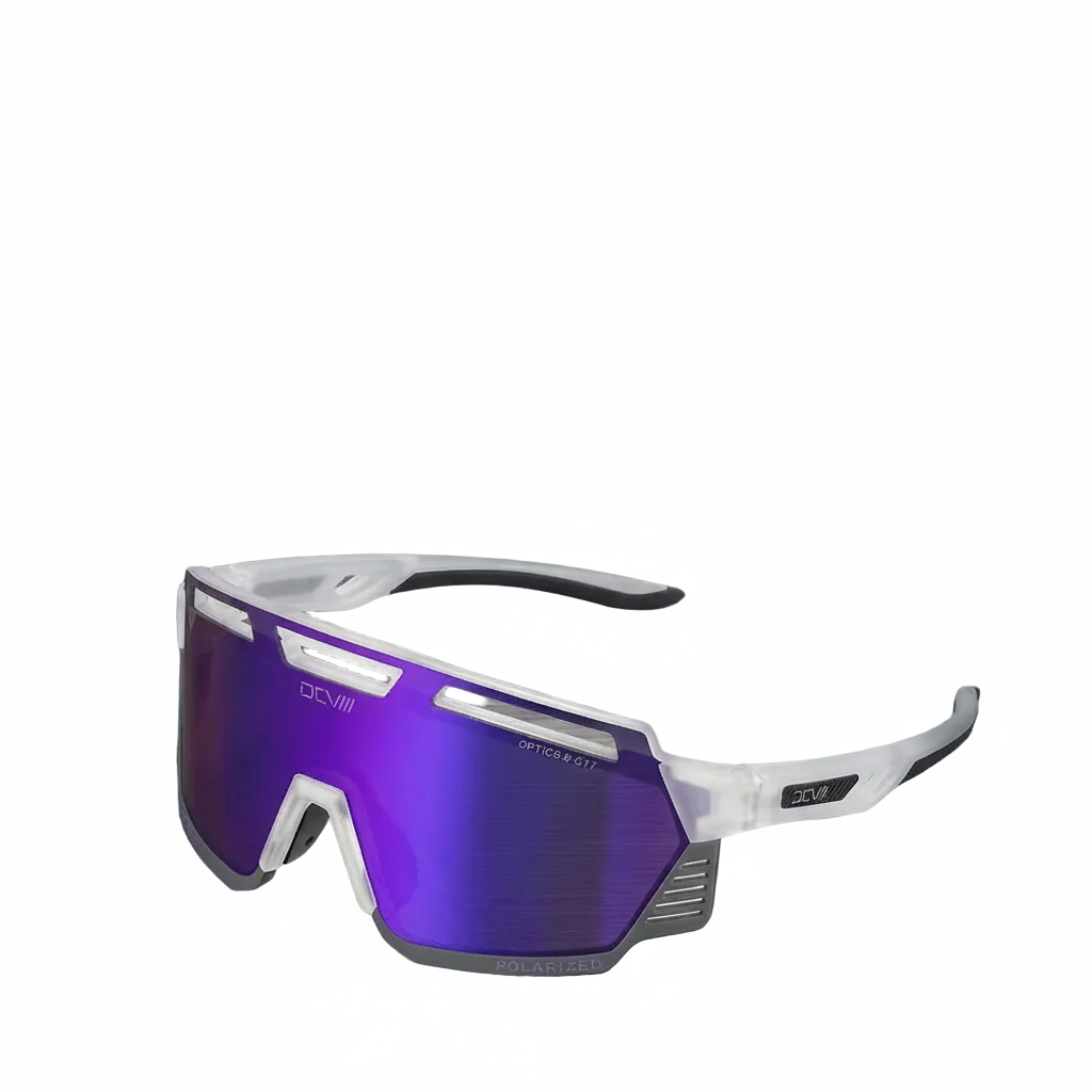 New | baseball Sunglasses | Polarized Wraparound Sunglasses | Purple Lens