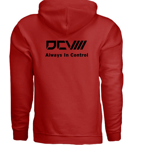 Performance Hoodie | Midweight Pullover | Red | Fleece-Lined Interior | Athletic Fit | Street-Ready Layer