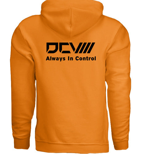 Performance Hoodie | Midweight Pullover | Orange | Fleece-Lined Interior | Athletic Fit | Street-Ready Layer