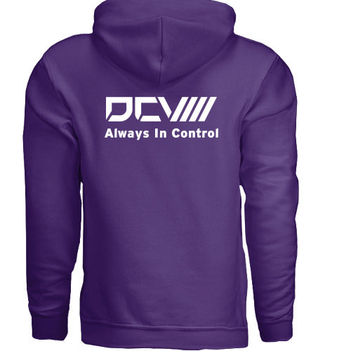 Performance Hoodie | Midweight Pullover | Purple | Fleece-Lined Interior | Athletic Fit | Street-Ready Layer