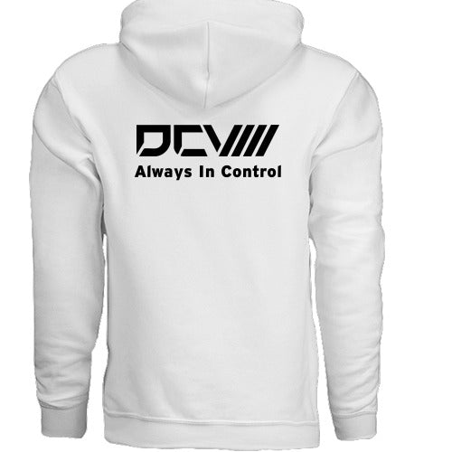 Performance Hoodie | Midweight Pullover | White | Fleece-Lined Interior | Athletic Fit | Street-Ready Layer