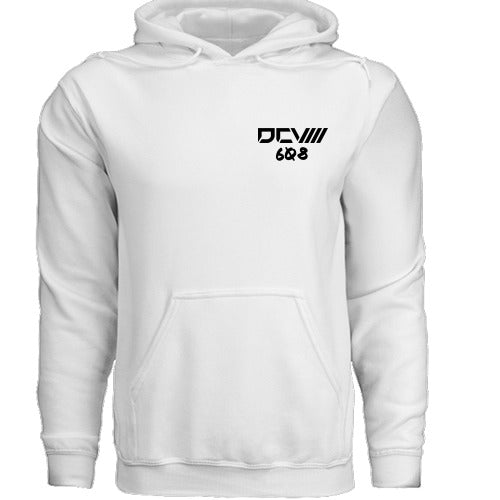 Performance Hoodie | Midweight Pullover | White | Fleece-Lined Interior | Athletic Fit | Street-Ready Layer