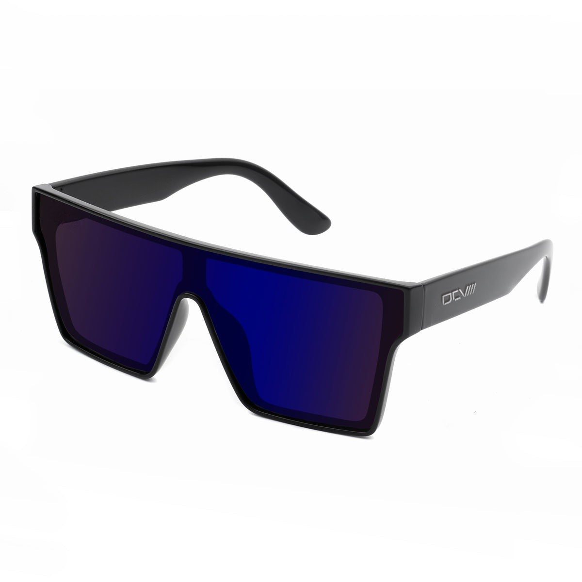 Sunglasses | Polarized Lens | UV 400 Protection | Dark Blue Lens | Black Frame | Shades