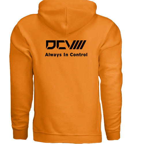 Performance Hoodie | Midweight Pullover | Orange | Fleece-Lined Interior | Athletic Fit | Street-Ready Layer