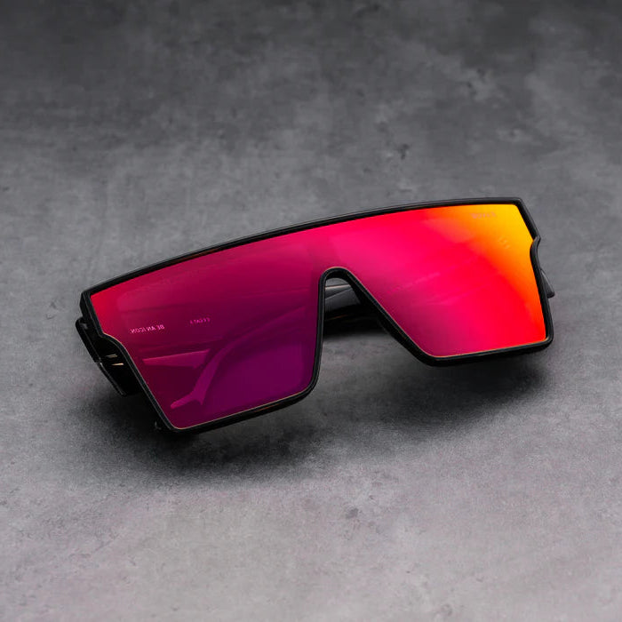 Wrap Around Glasses | ANSI/CSA Certified | Protective Eyewear | Red | Black | Eye Protection